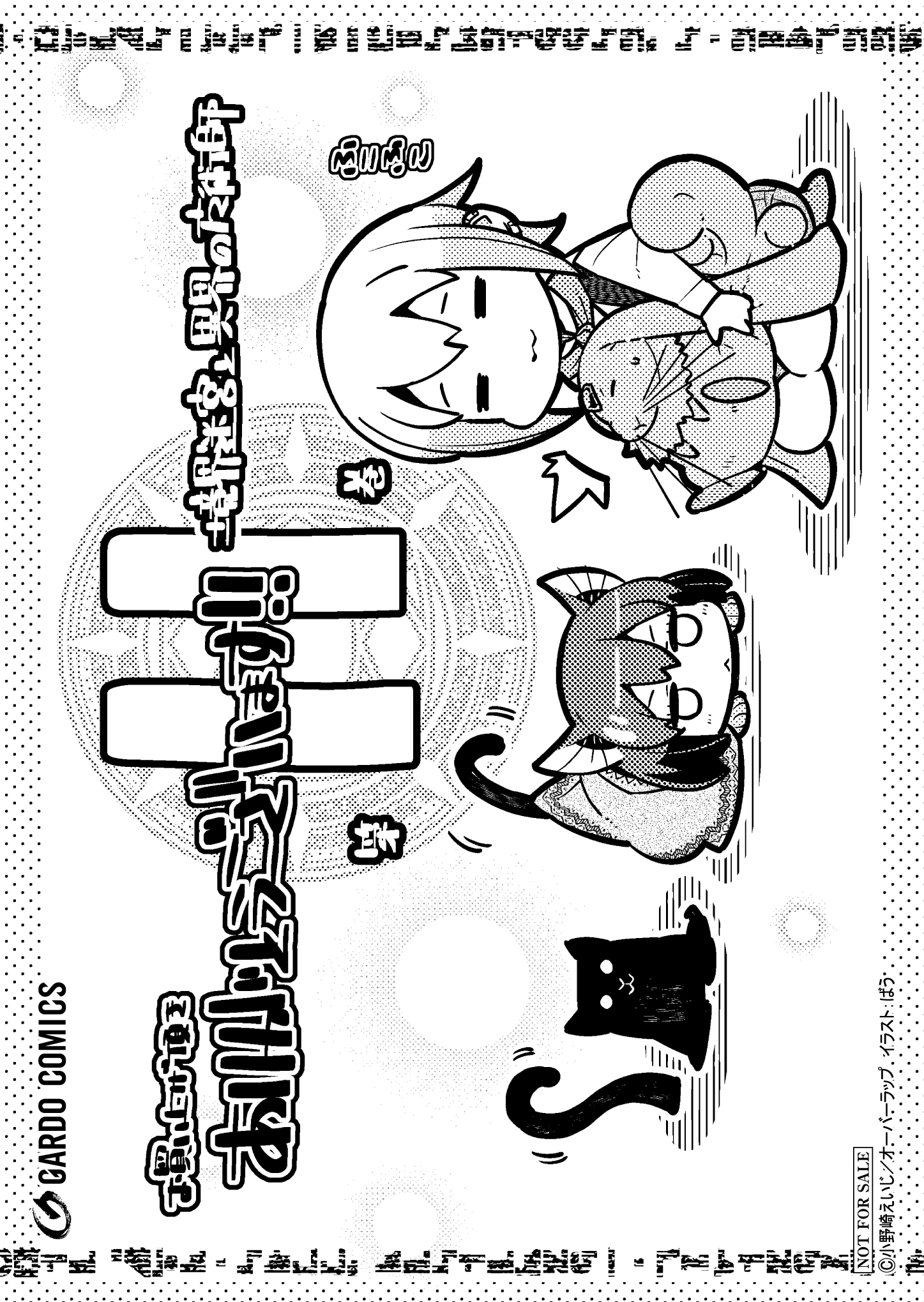 【ガルド】『境界迷宮と異界の魔術師11』A6ペーパー