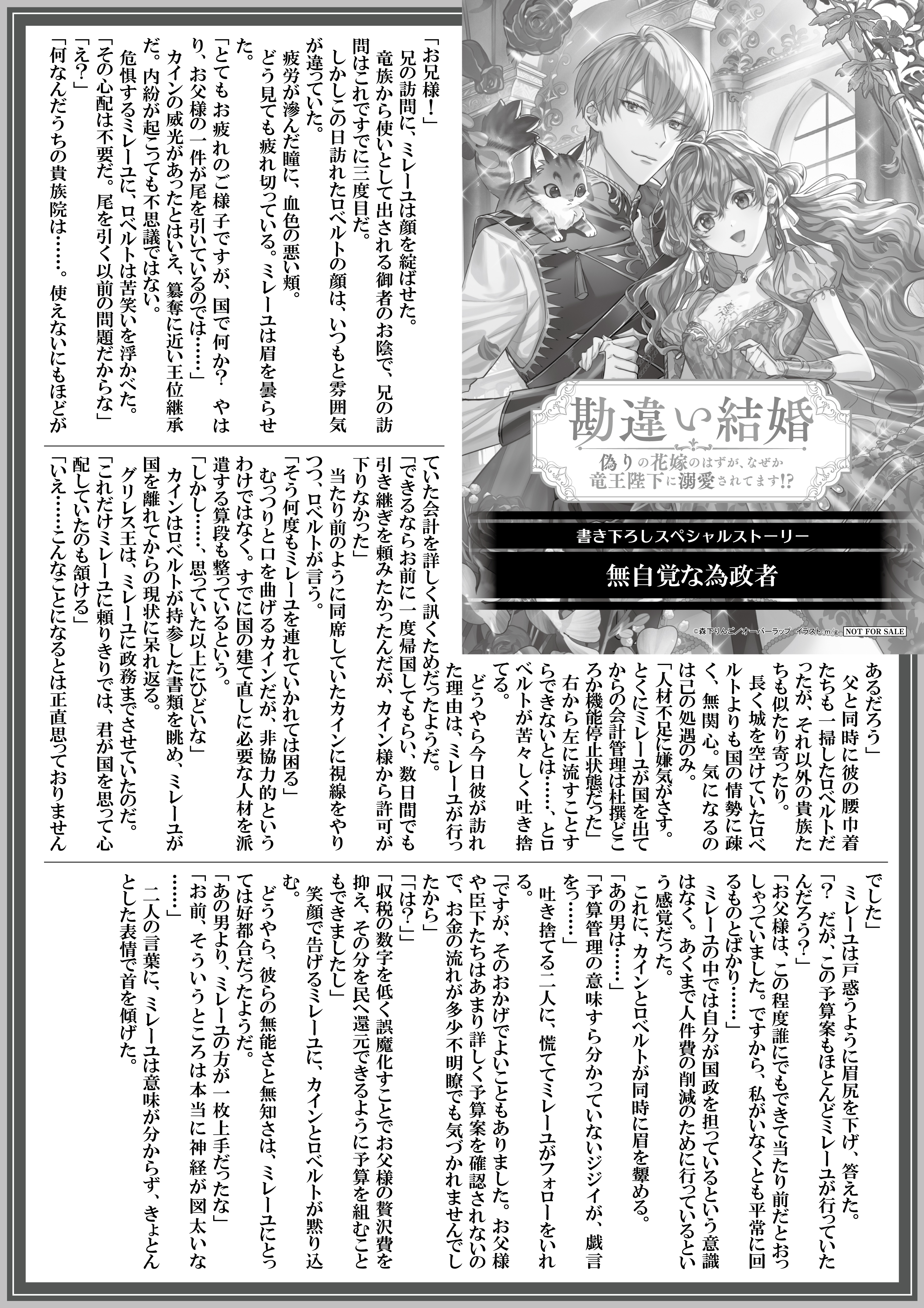 【ノベルス】『勘違い結婚-2』A4SSペーパー