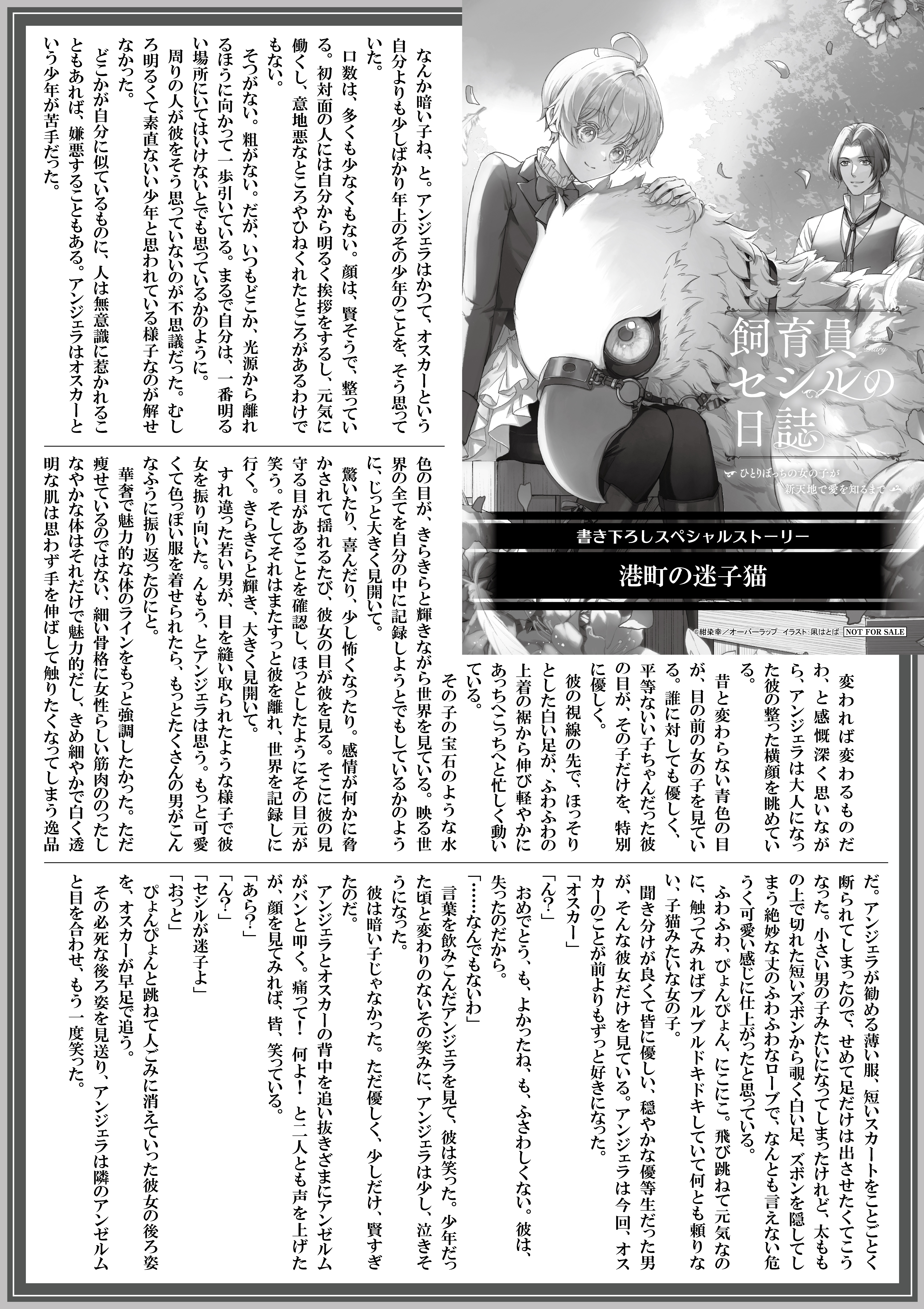 【ノベルス】【特約店】『飼育員セシルの日誌-2』A4SSペーパー