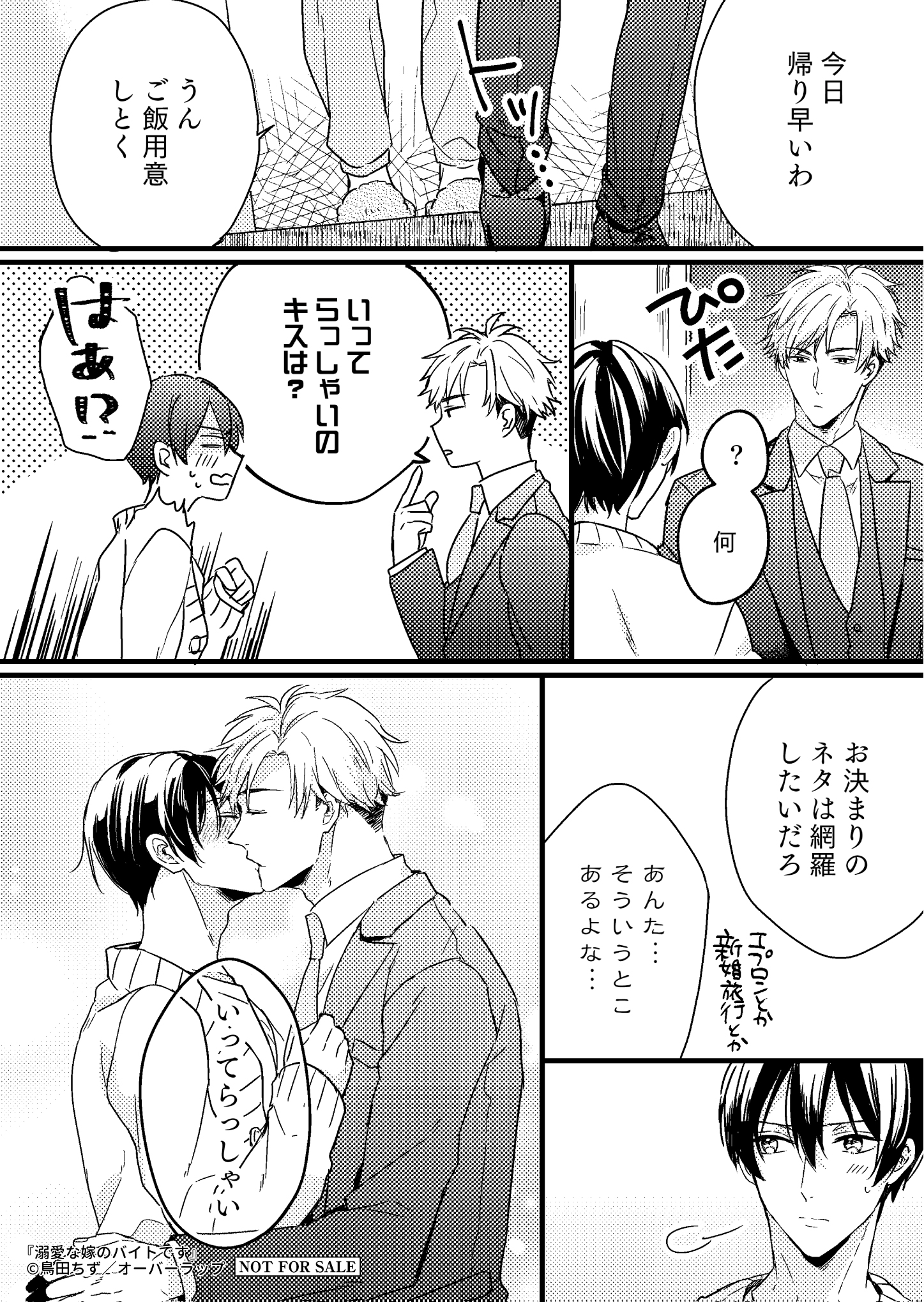 【リキューレ】『溺愛な嫁のバイトです』A6ペーパー