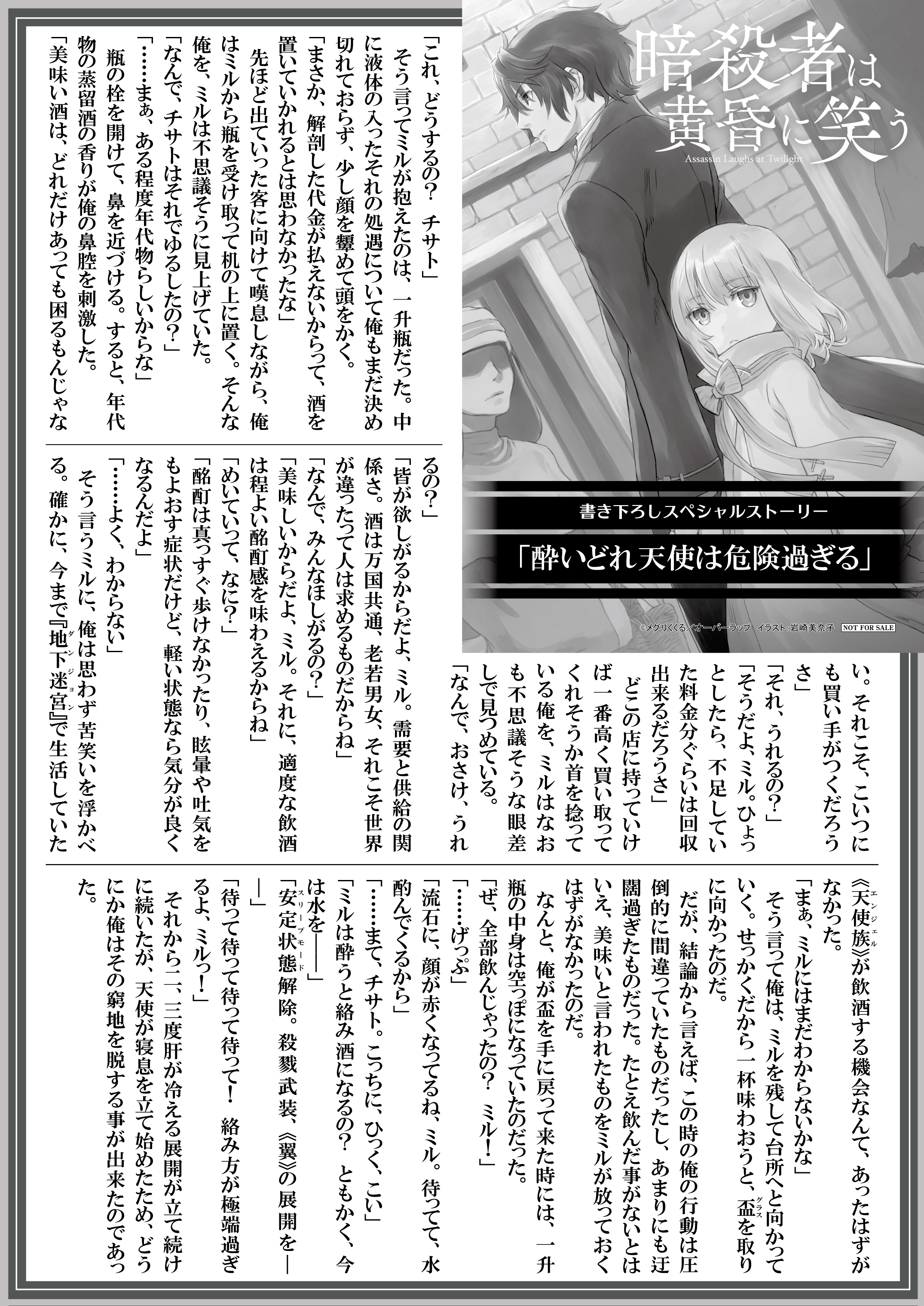 【文庫】『暗殺者は黄昏に笑う-2』B5SSペーパー