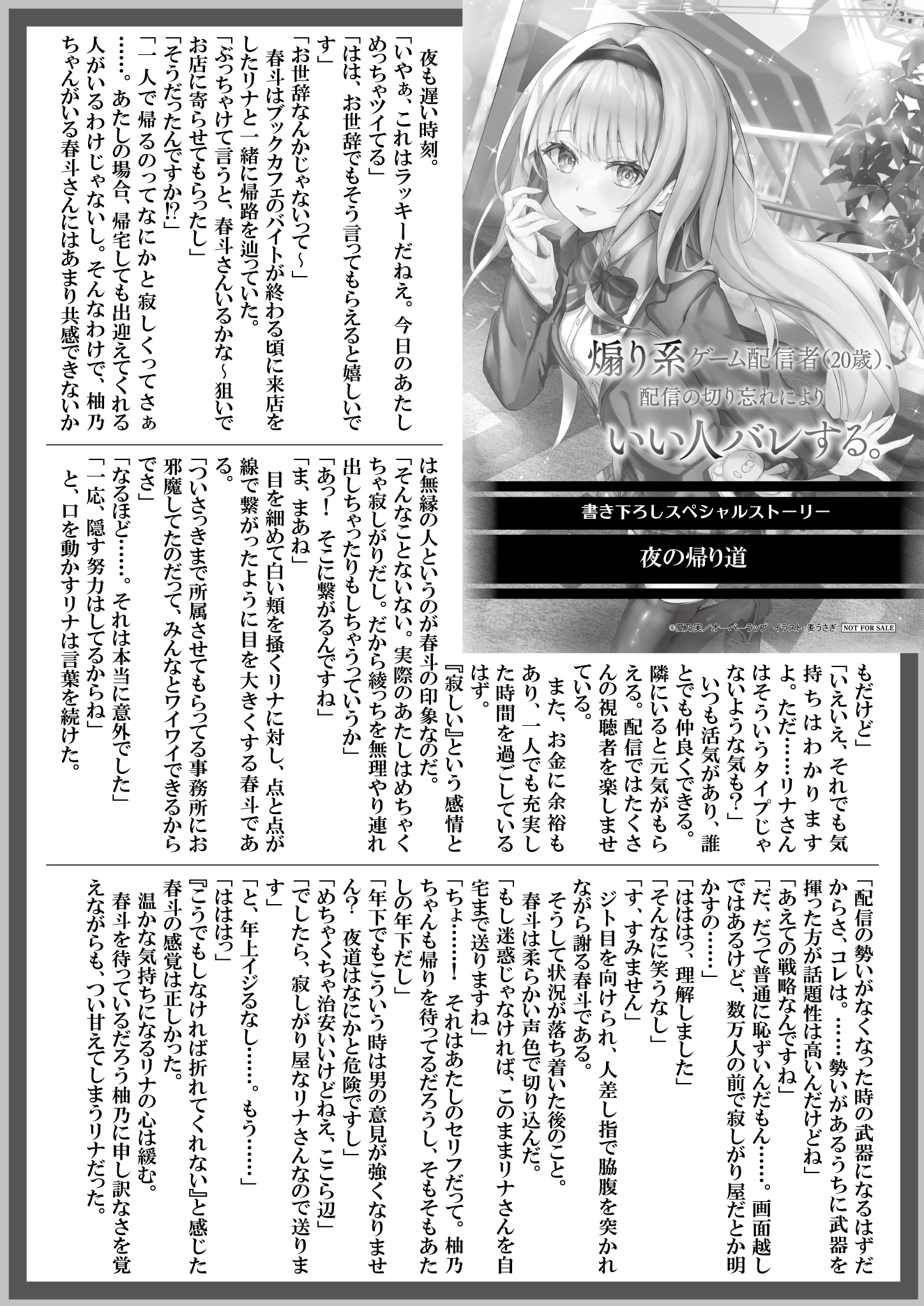 【文庫】『煽り系ゲーム配信者（20歳）-3』B5SSペーパー