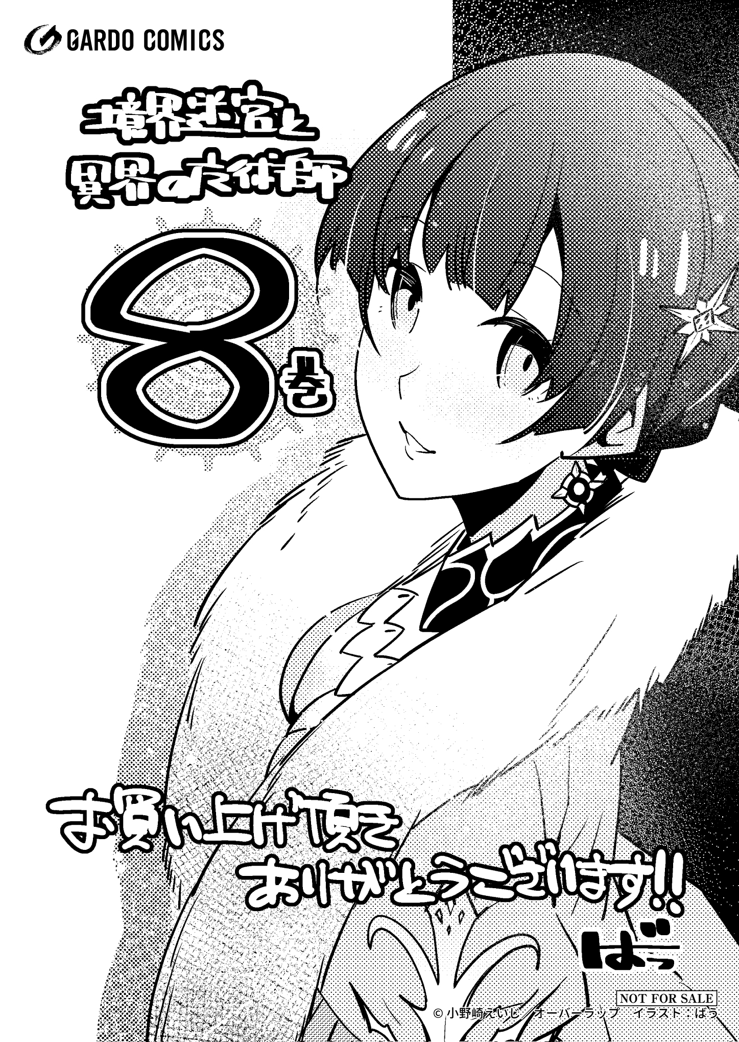 【ガルド】『境界迷宮と異界の魔術師-8』A6ペーパー